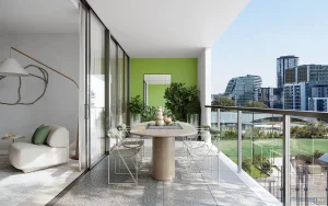 downtown zetland balcony