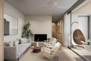 fareham by gamuda land 2 bedroom unit living room from another point of view