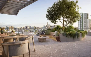 the abbotsford bowen hills BBQ area